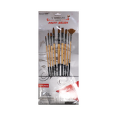 Yipinxuan Paint Brush set Multi shape 9Pcs